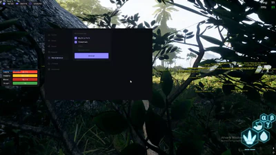 The Isle fruit, water and resource ESP labels with distances